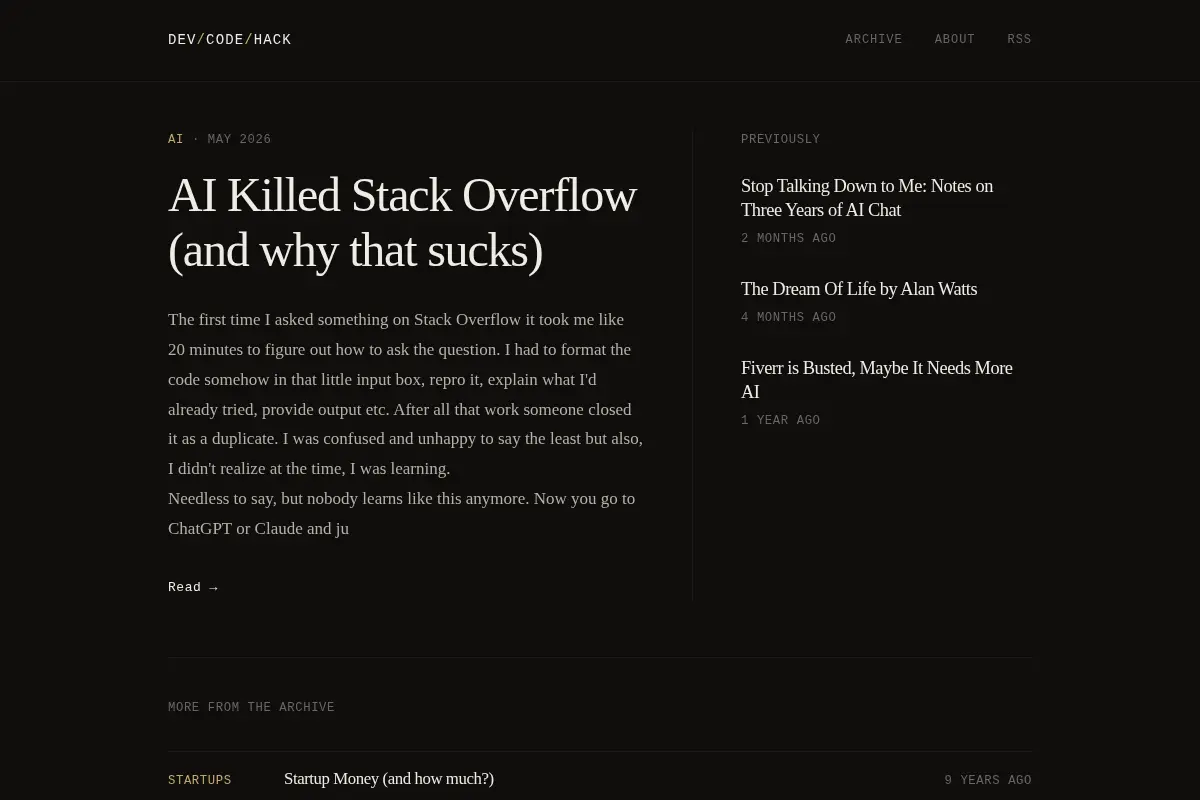Dev/Code/Hack