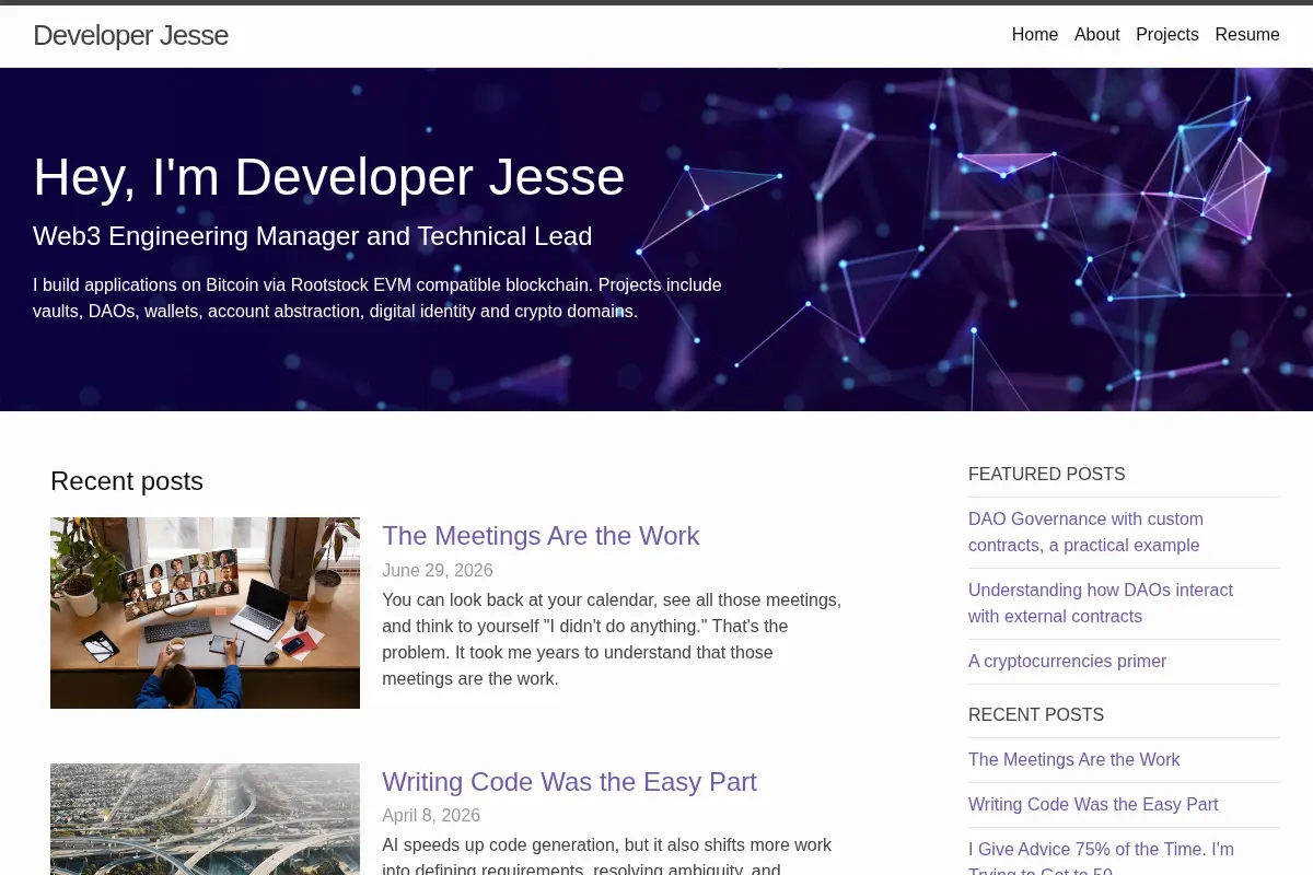 Developer Jesse