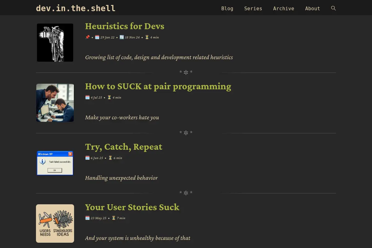 dev.in.the.shell