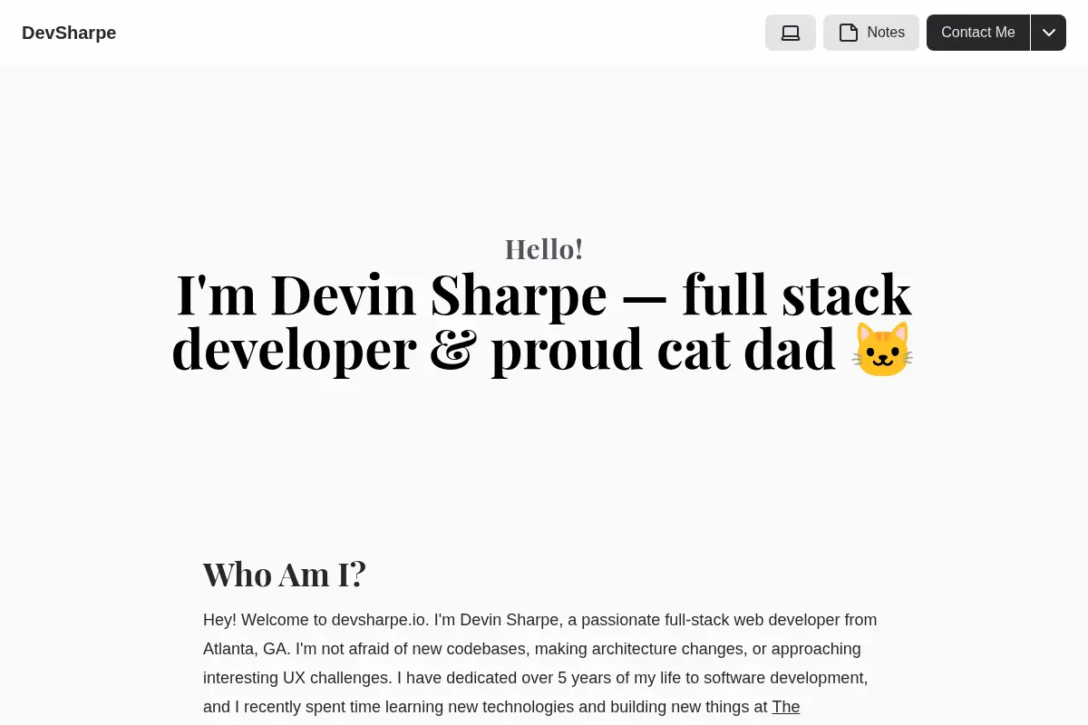 DevSharpe 👋