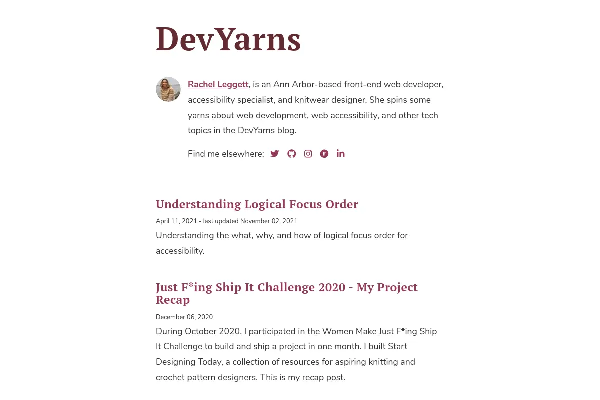 DevYarns