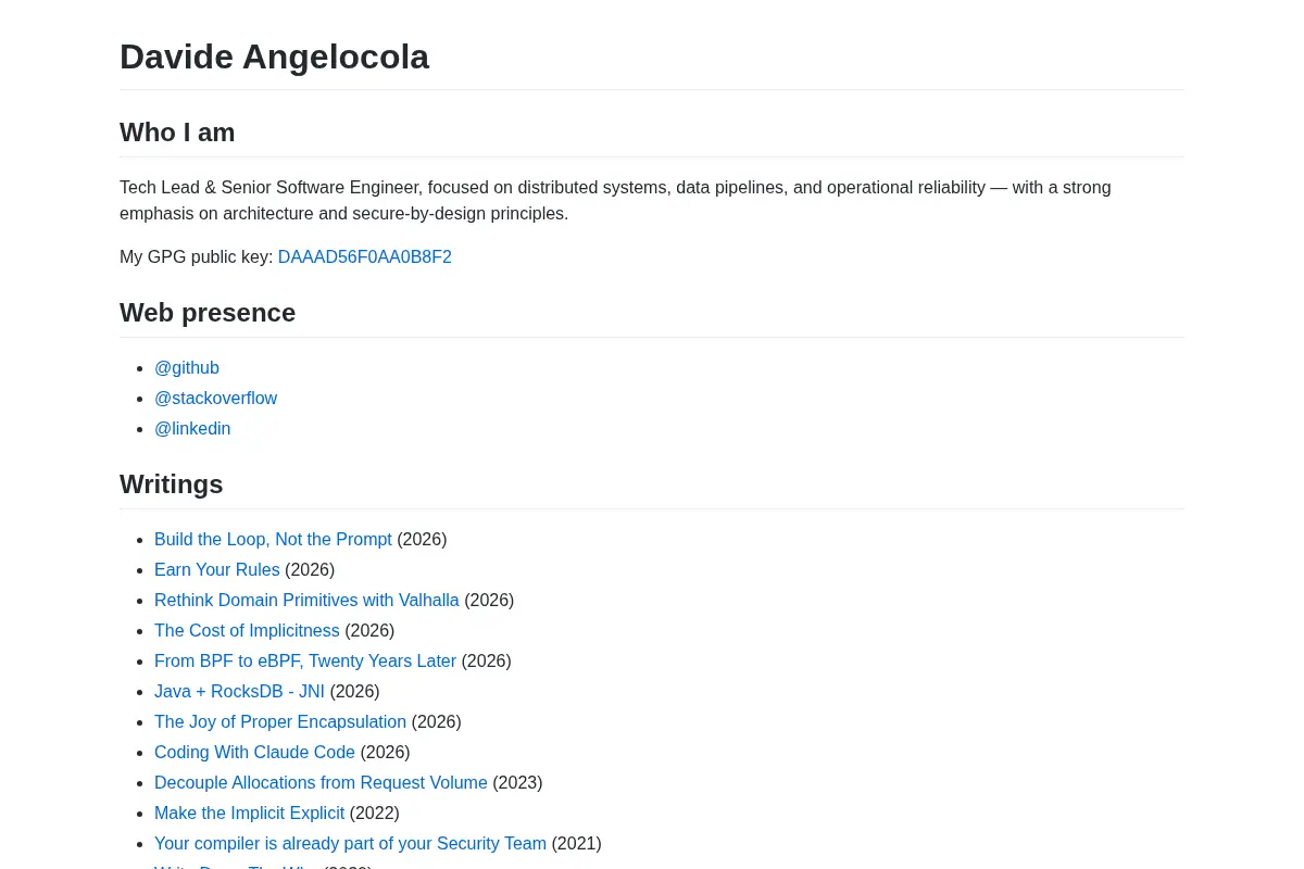 Davide Angelocola | personal website