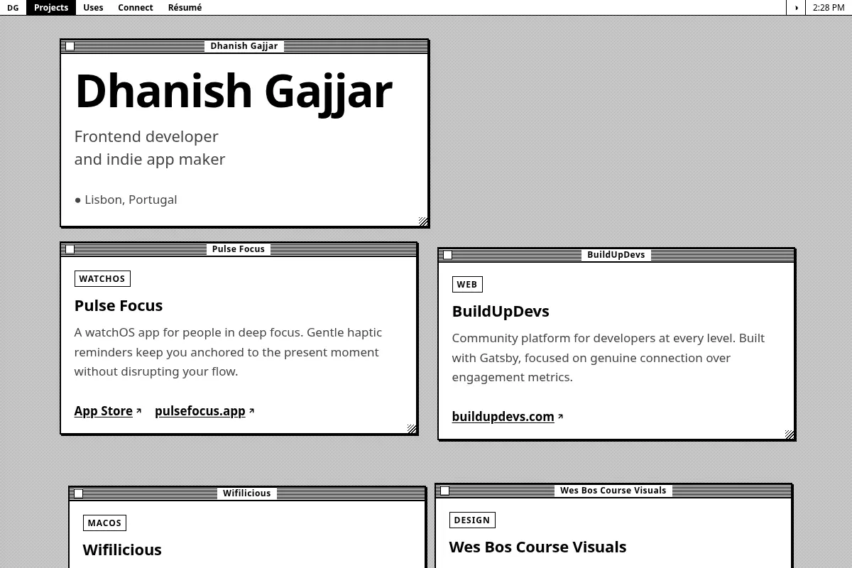 Dhanish Gajjar — Frontend Developer