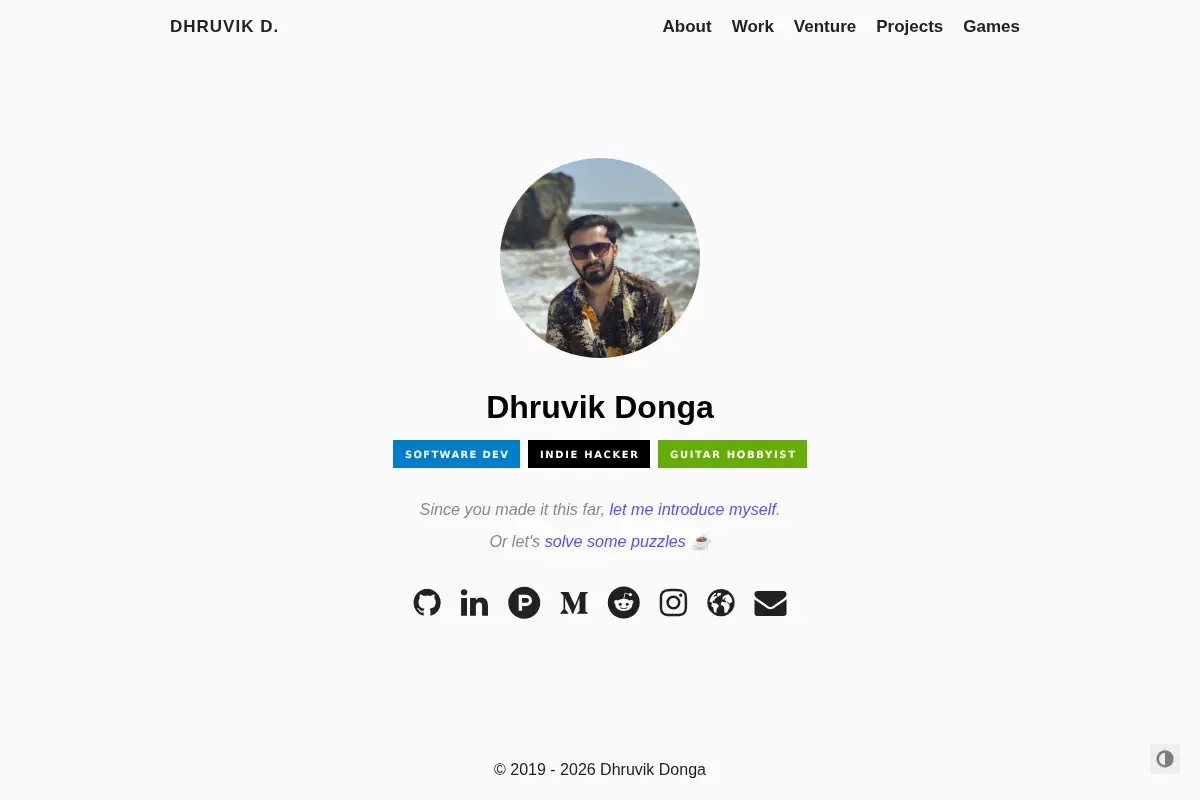 Dhruvik Donga