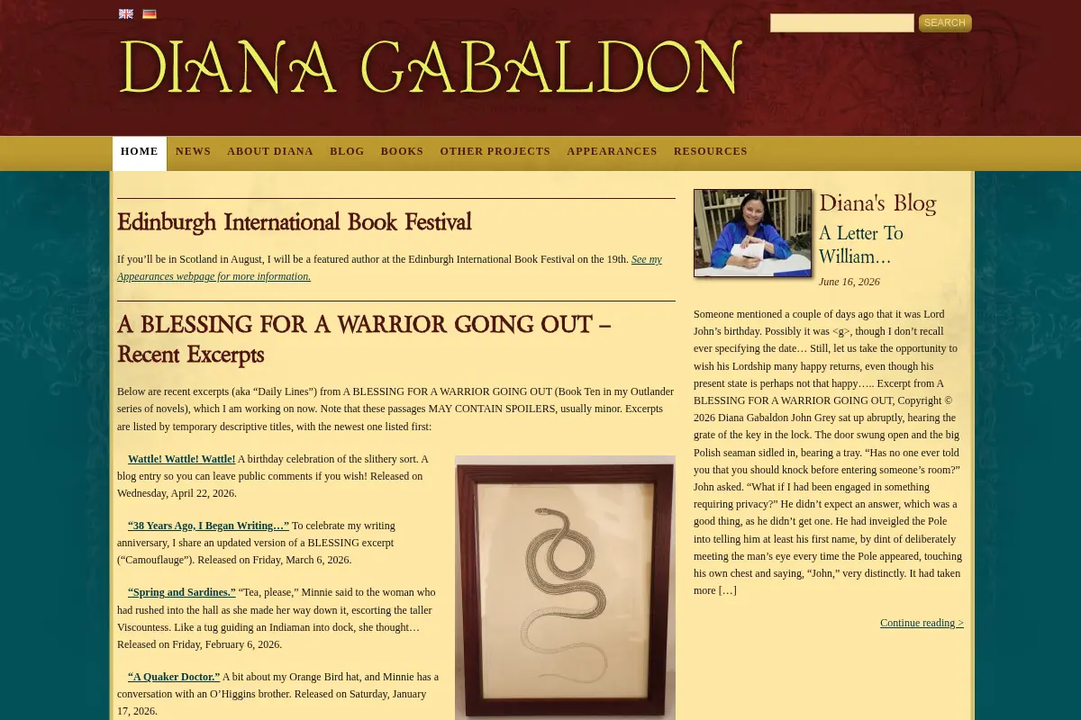 Diana Gabaldon