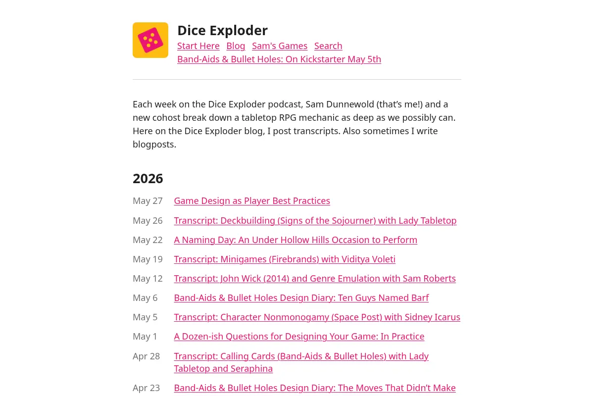 Dice Exploder