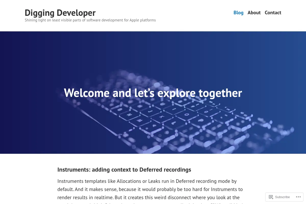 Digging Developer
