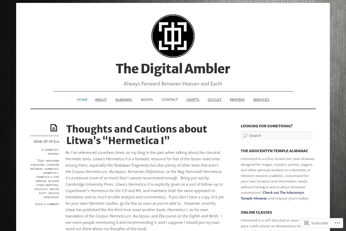 The Digital Ambler