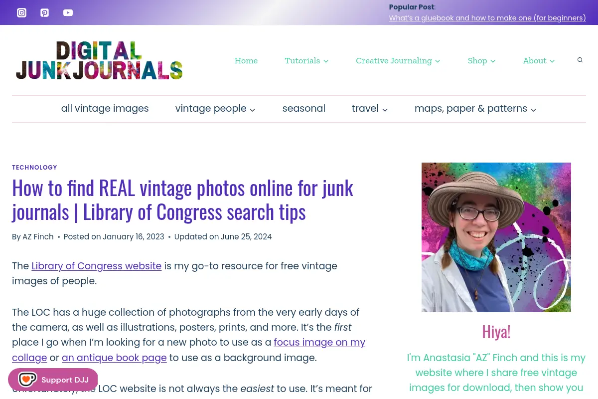 How to Find Vintage Photos Online: Library of Congress Search Tips
