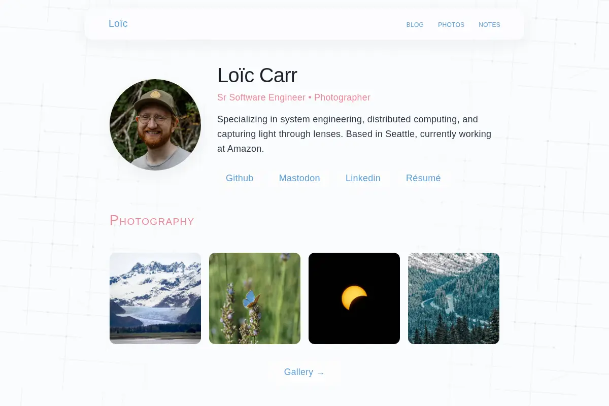 Loïc Carr Portfolio