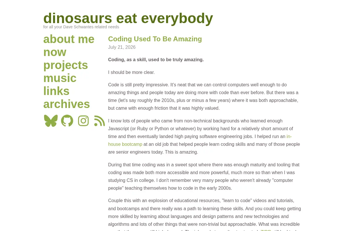 Dinosaurs Eat Everybody