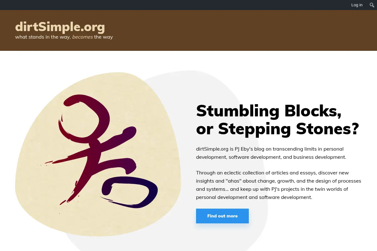 dirtSimple.org - what stands in the way, becomes the way