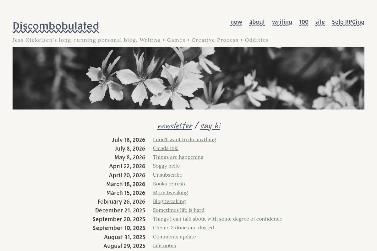 Discombobulated: Jess Nickelsen's personal blog!