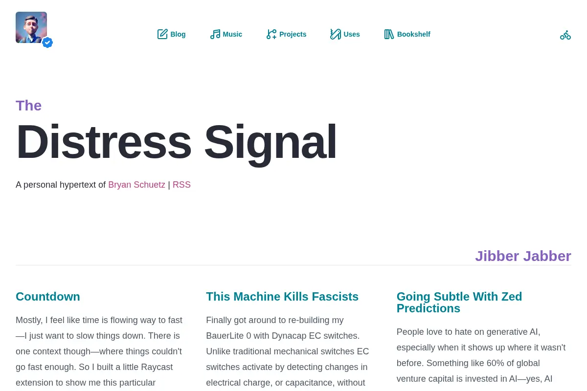 The Distress Signal