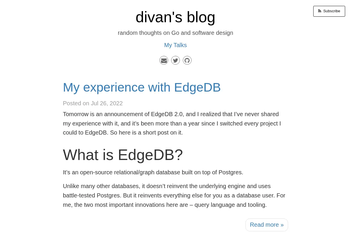 divan's blog