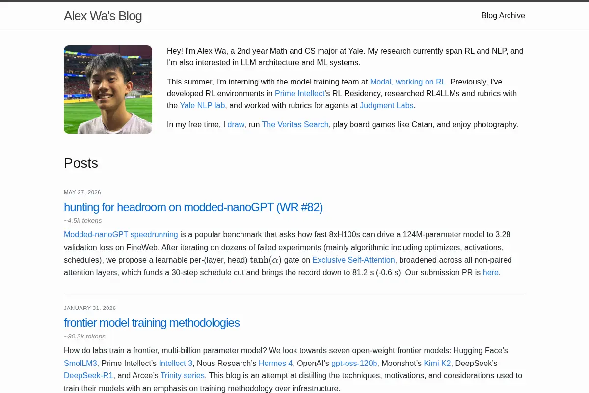 Alex Wa's Blog