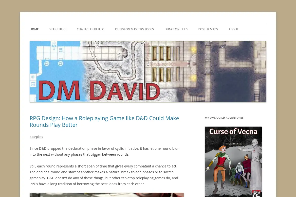 DMDavid | Dungeons & Dragons design, advice, tools and inspiration