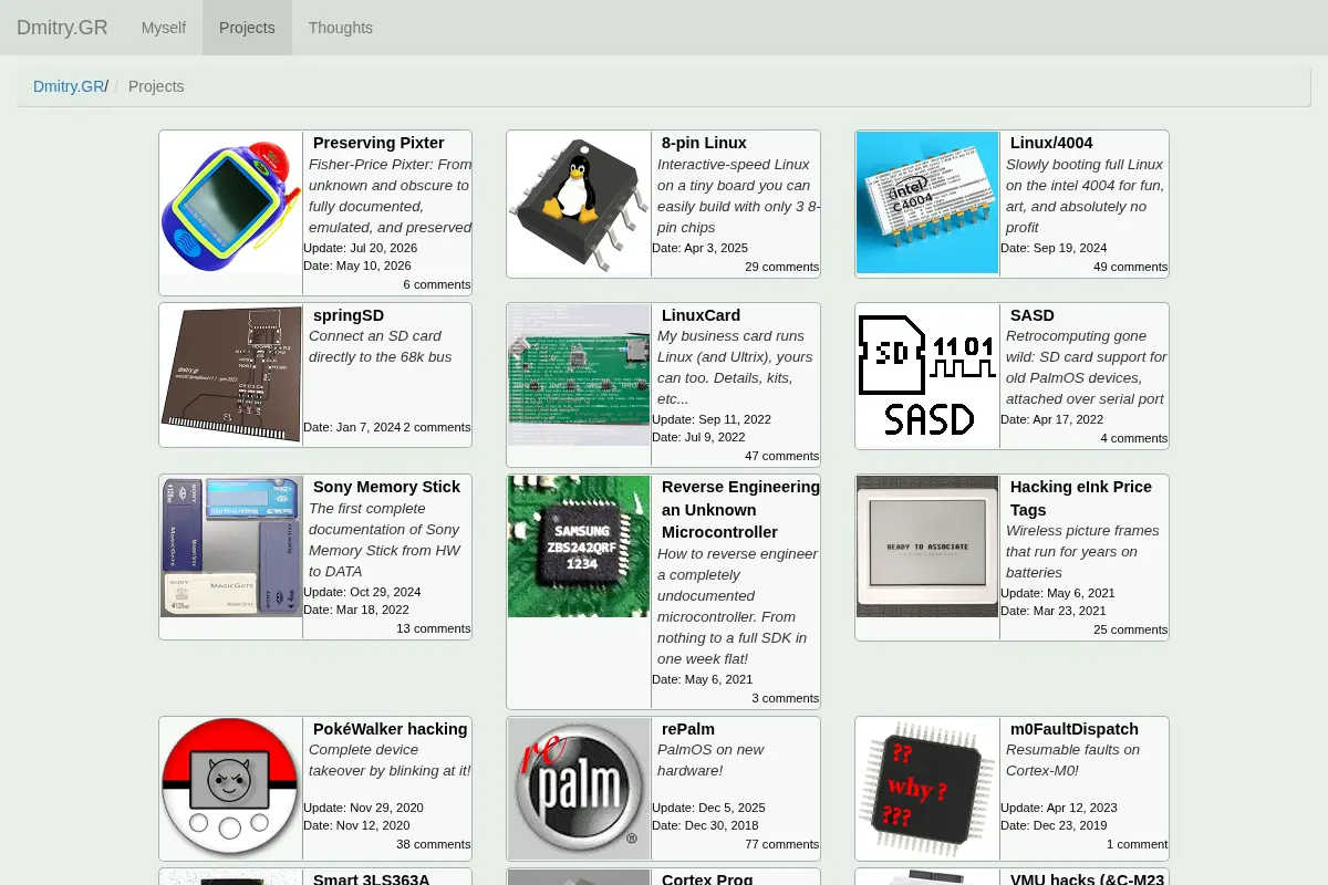 Dmitry.GR: Projects