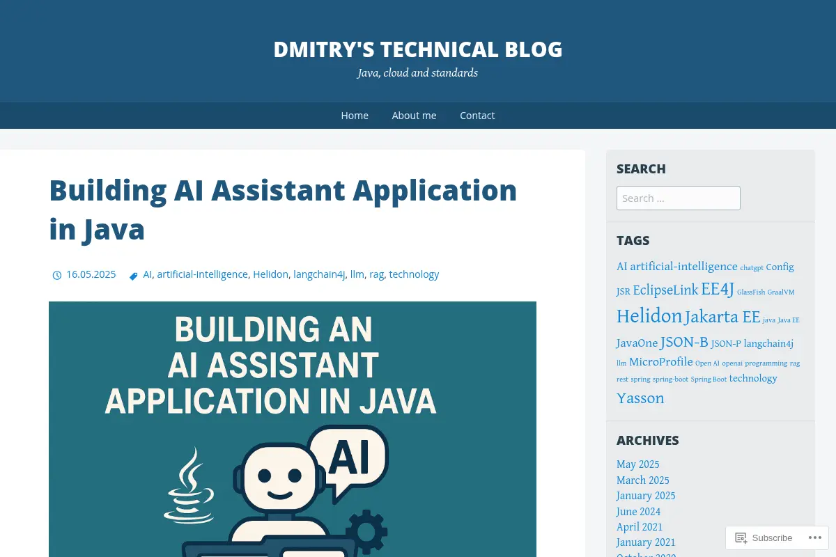 Dmitry's Technical Blog