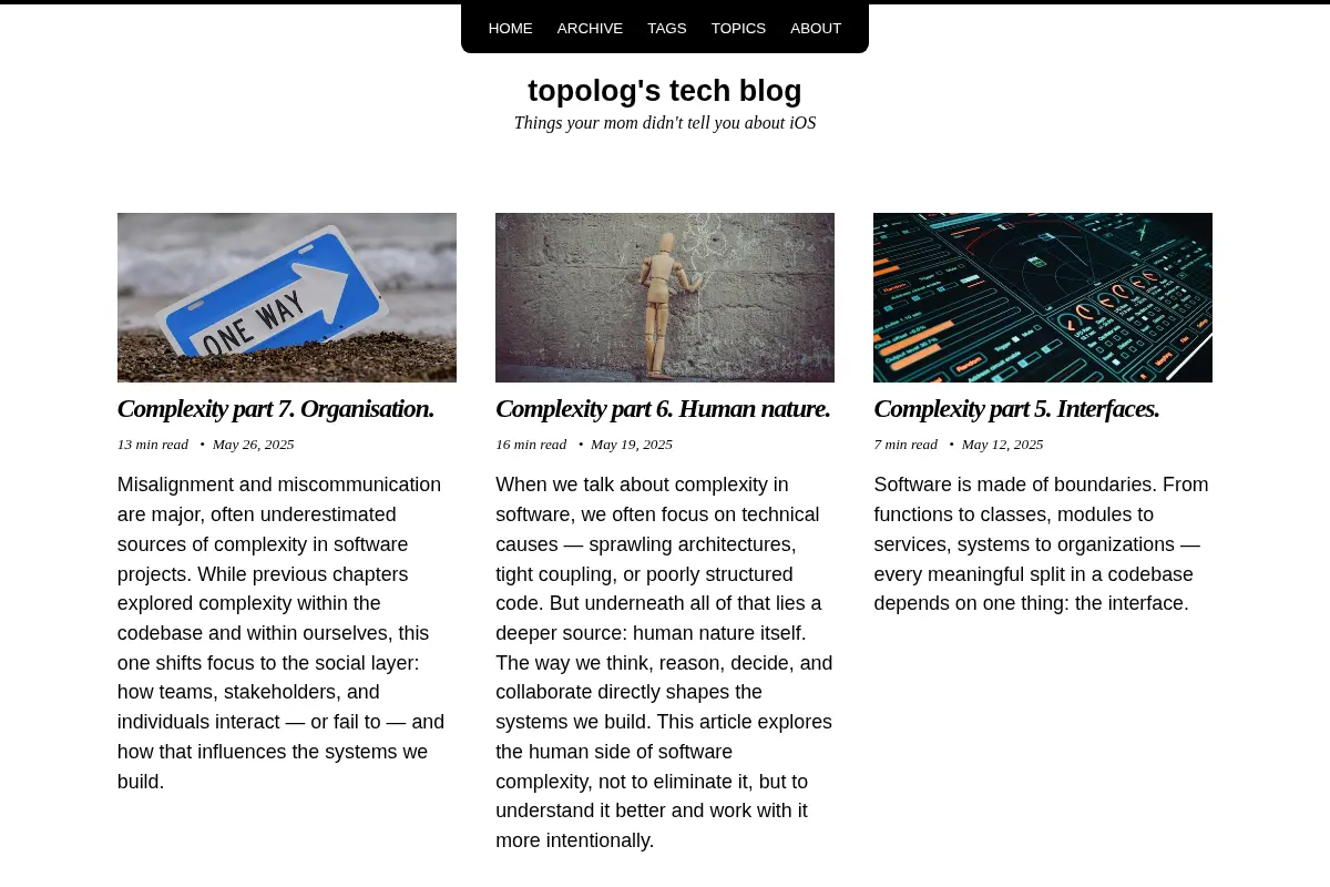 topolog’s tech blog