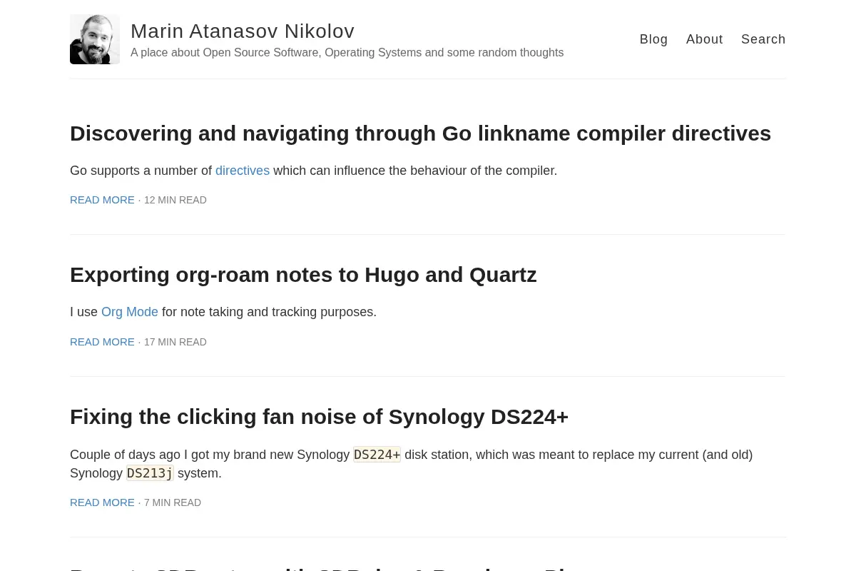 Marin Atanasov Nikolov's Blog