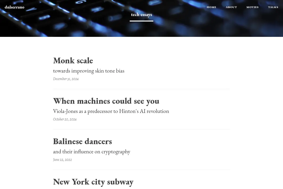 tech essays - dnlserrano