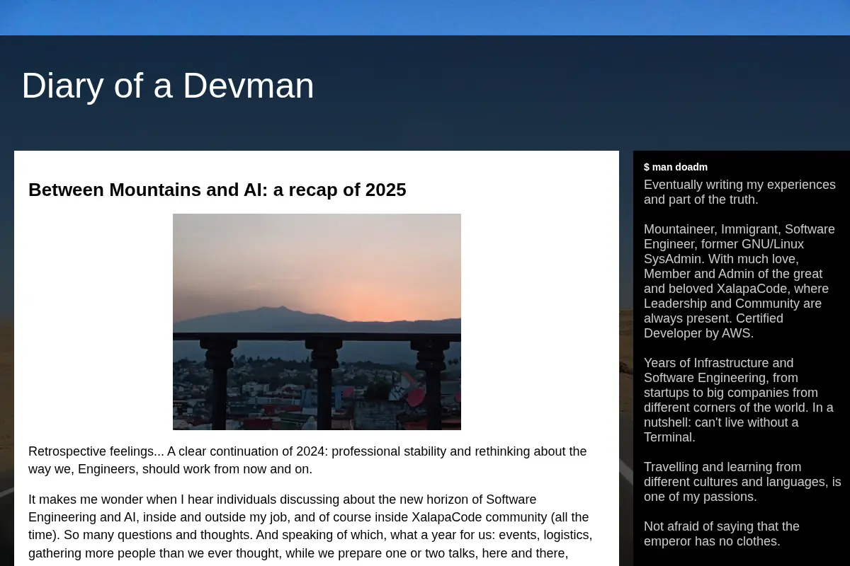 Diary of a Devman