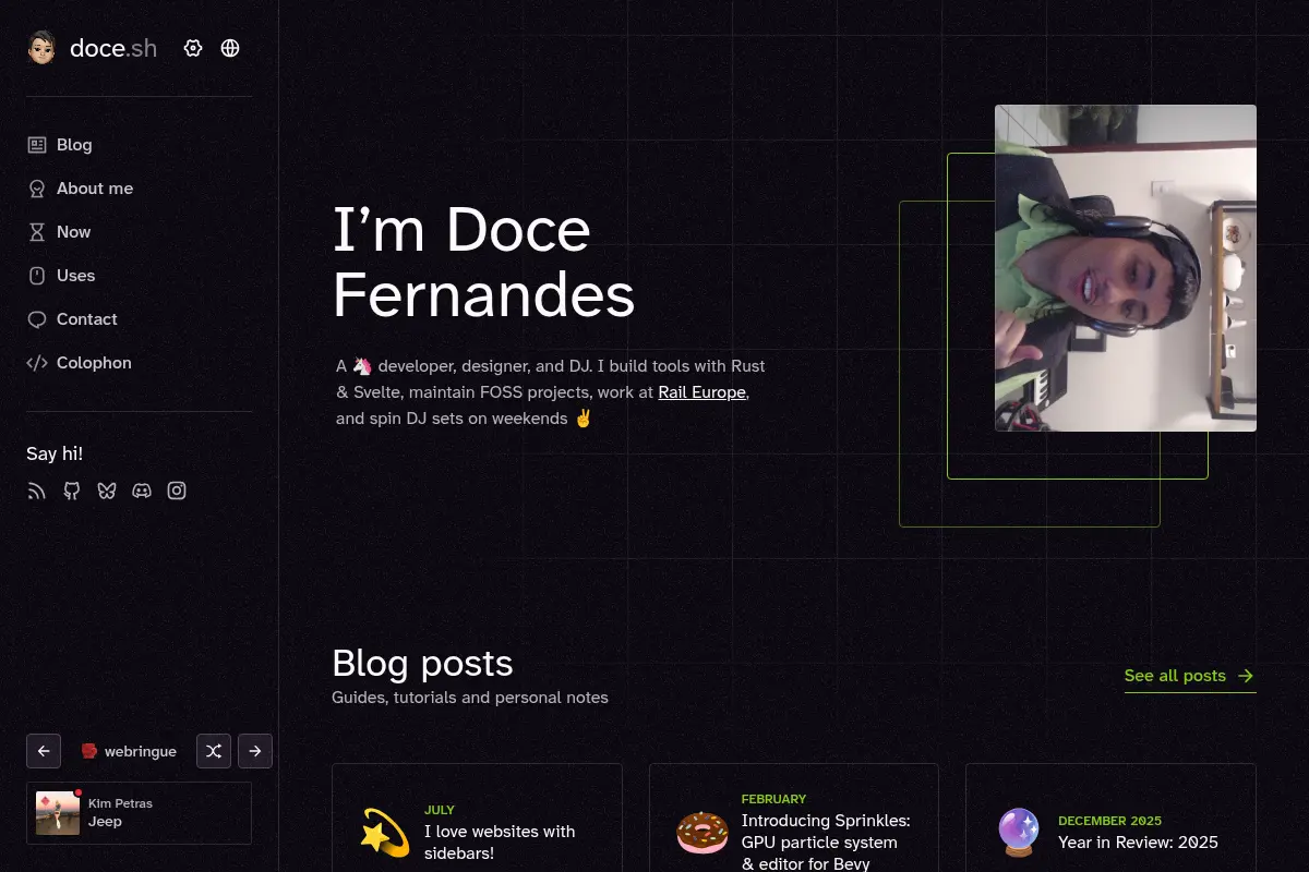 Doce Fernandes • Unicorn Developer, Designer & DJ