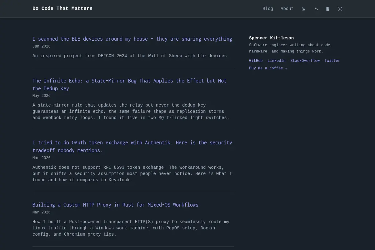 Do Code That Matters