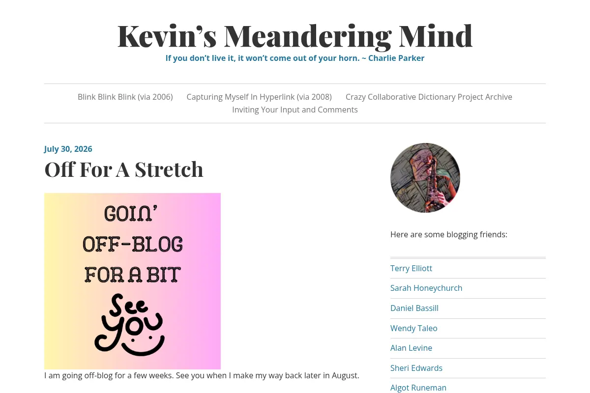 Kevin's Meandering Mind