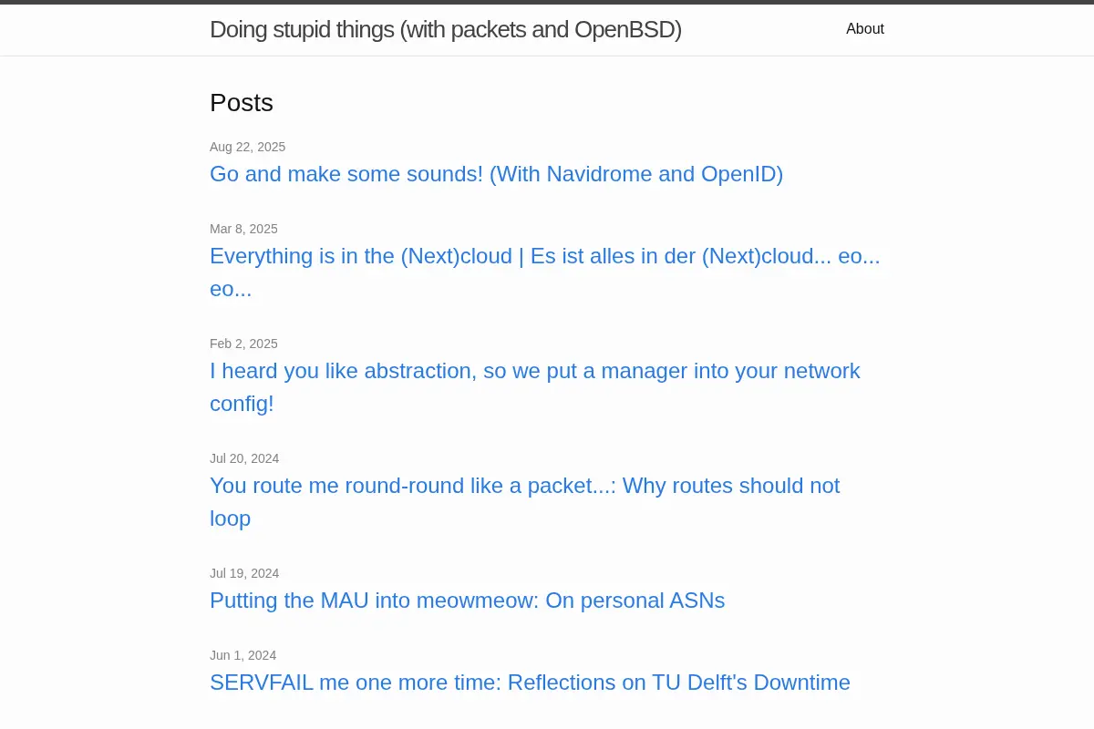 Doing stupid things (with packets and OpenBSD)