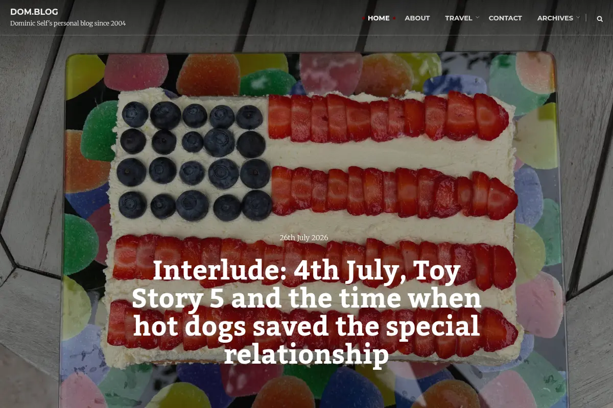 Dominic Self's personal blog