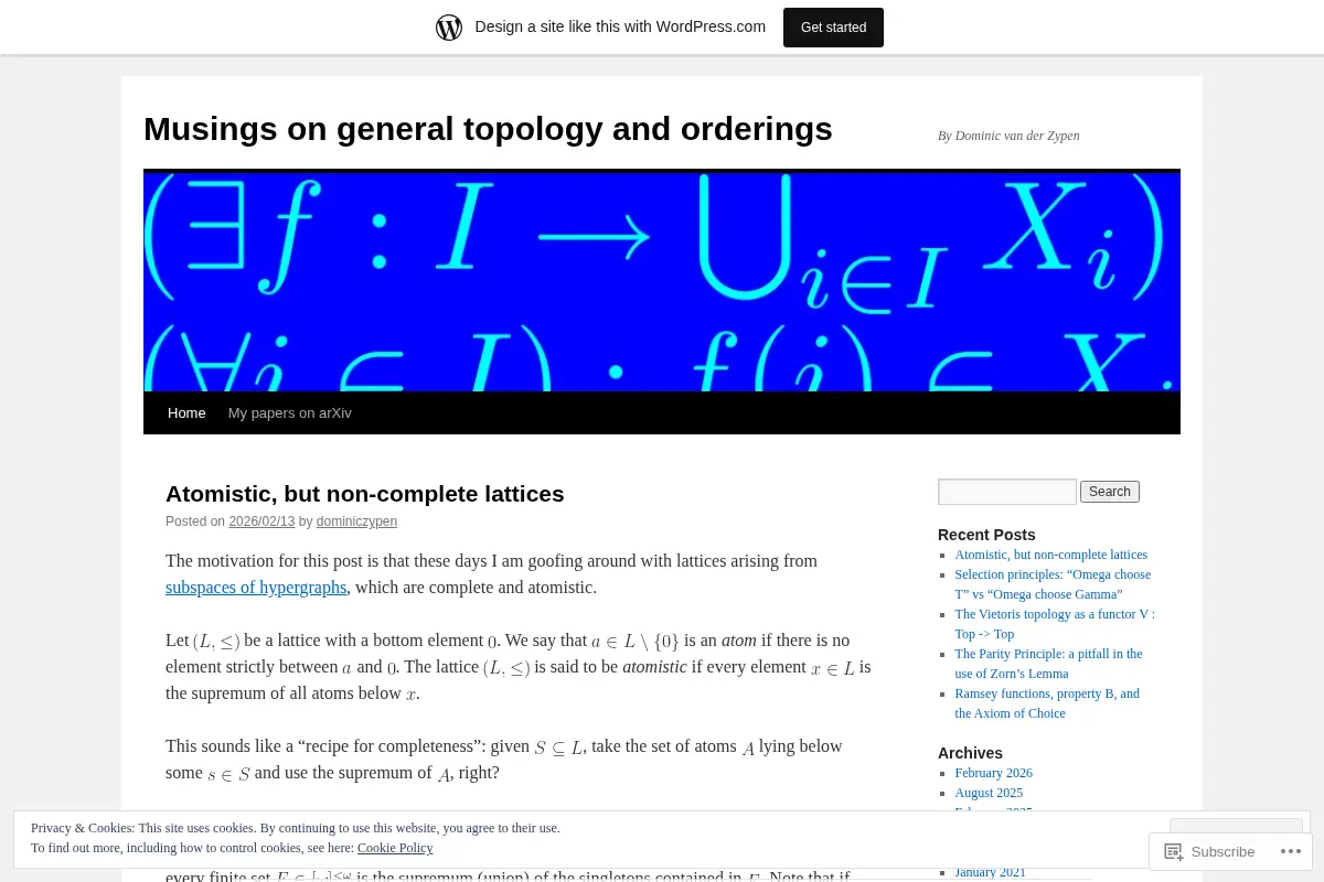 Musings on general topology and orderings