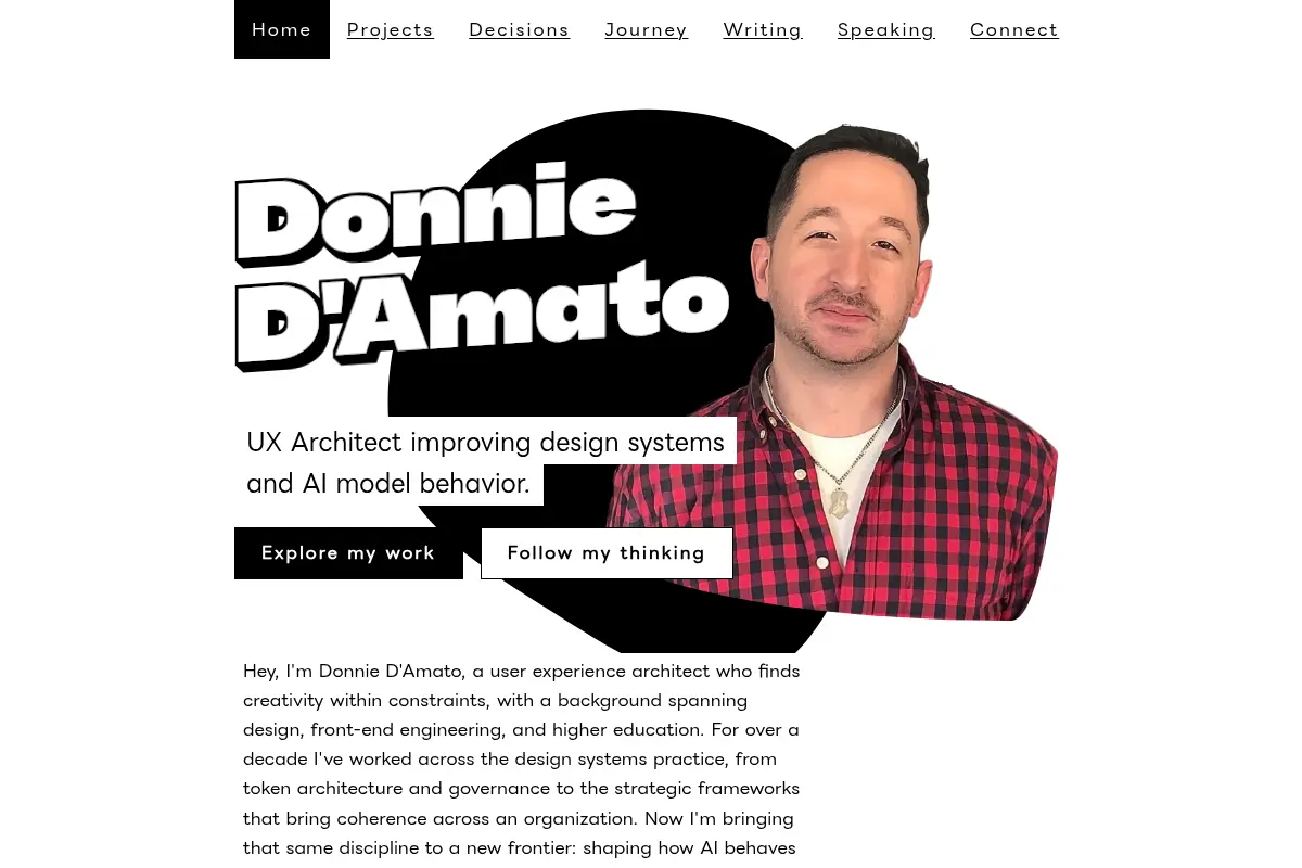 Donnie D'Amato - User Experience Architect