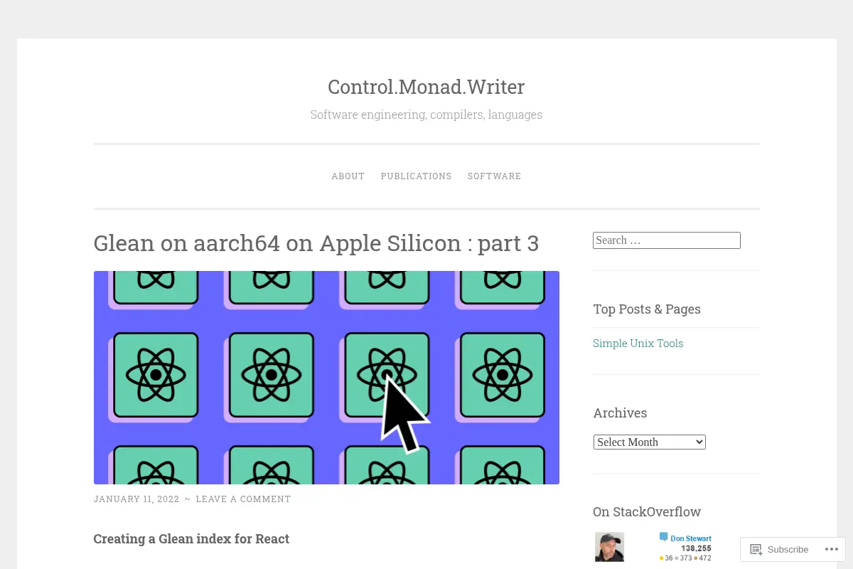 Control.Monad.Writer – Software engineering, compilers, languages