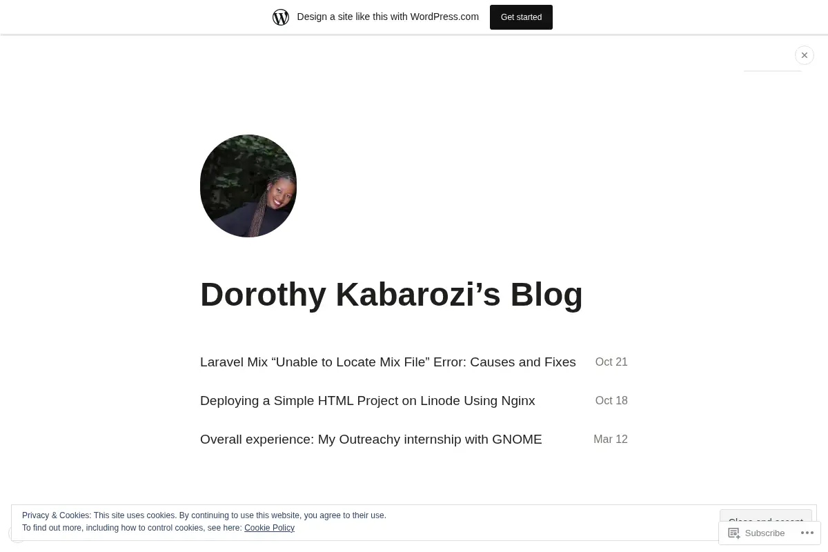 Dorothy Kabarozi – Portfolio