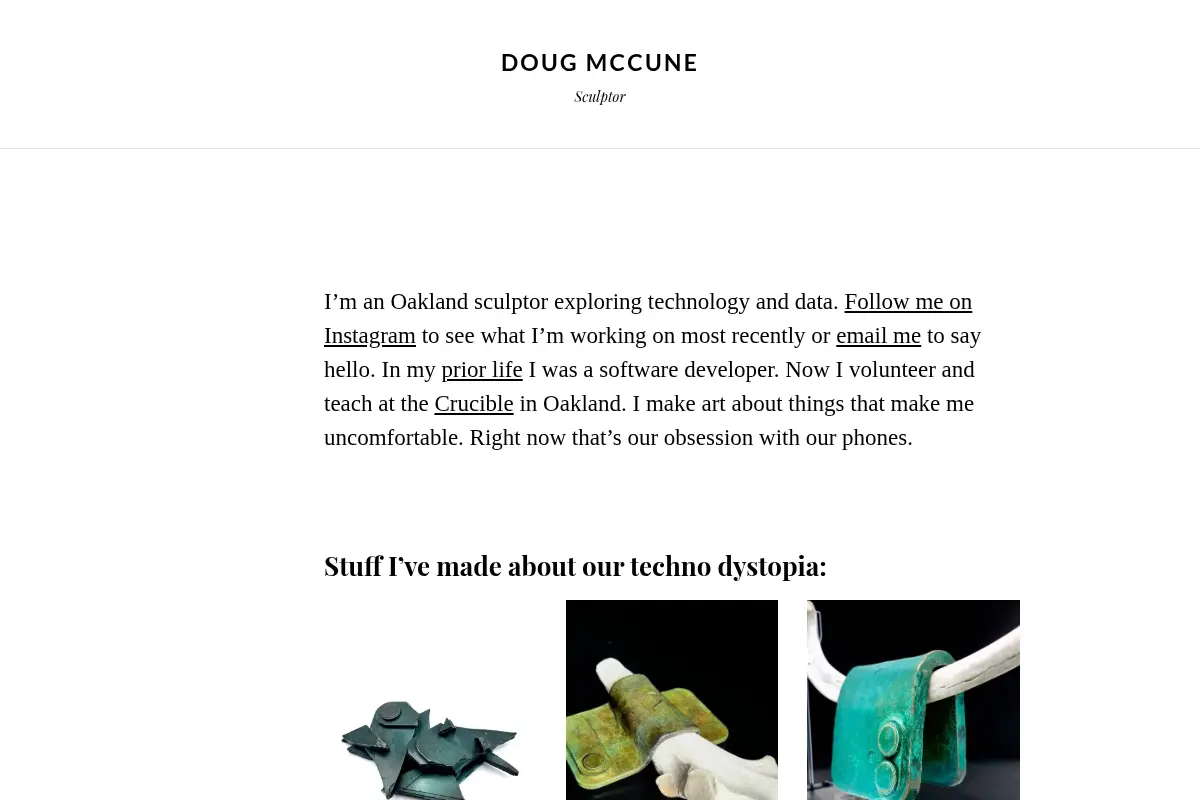 Doug McCune - Sculptor