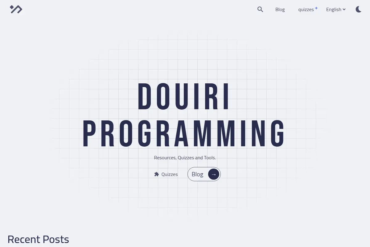 Douiri Programming