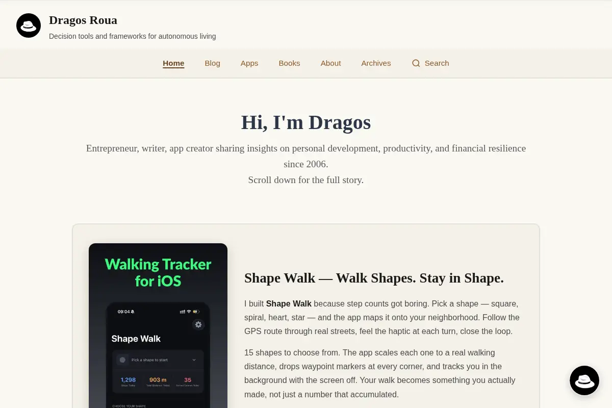 The blog of Dragos Roua