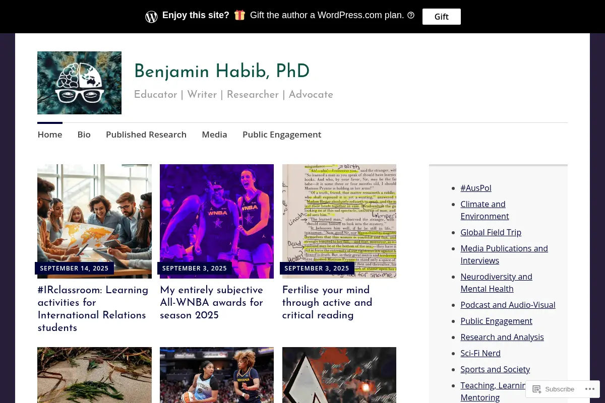 Benjamin Habib, PhD