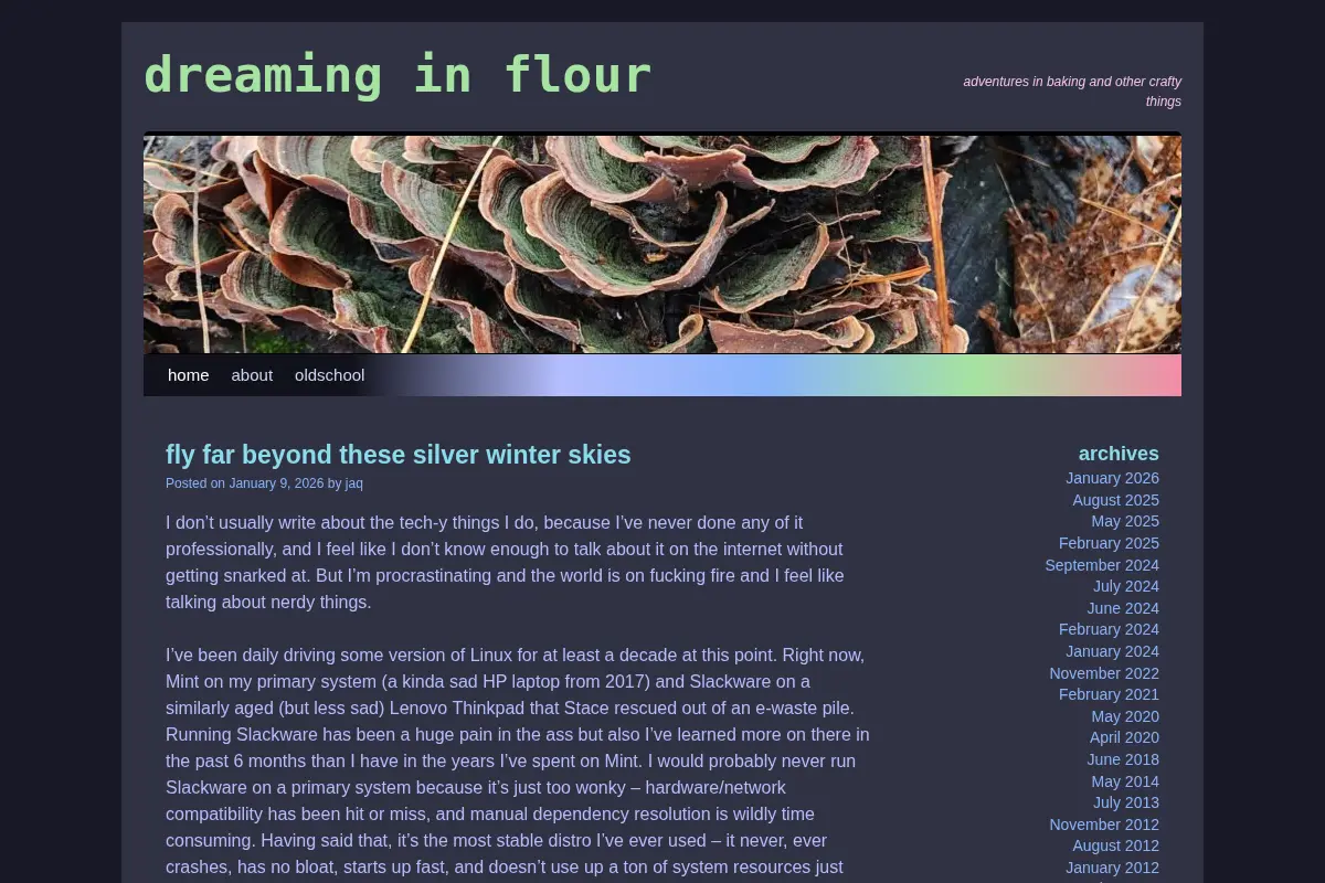 dreaming in flour