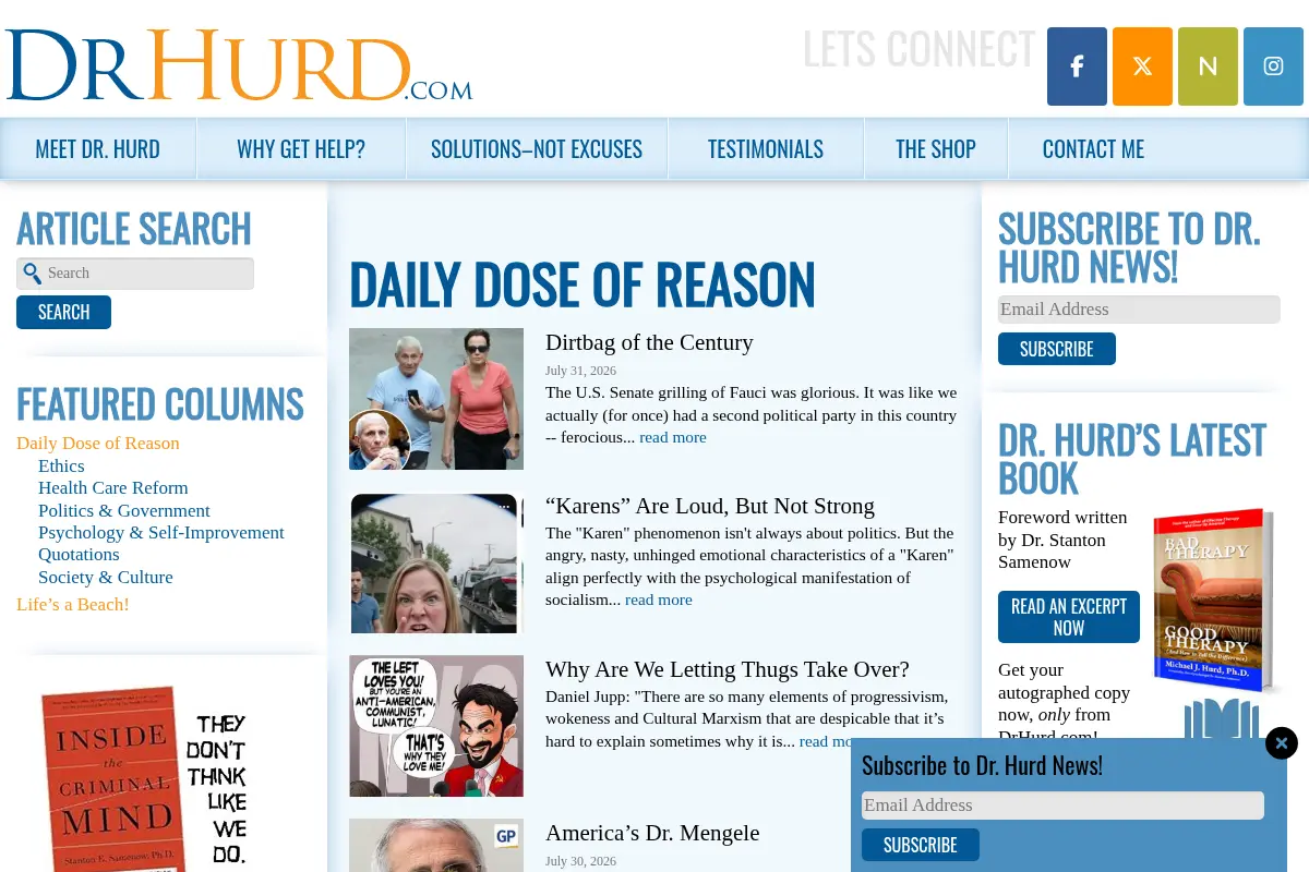 Dr. Michael J. Hurd, Living Resources Center
