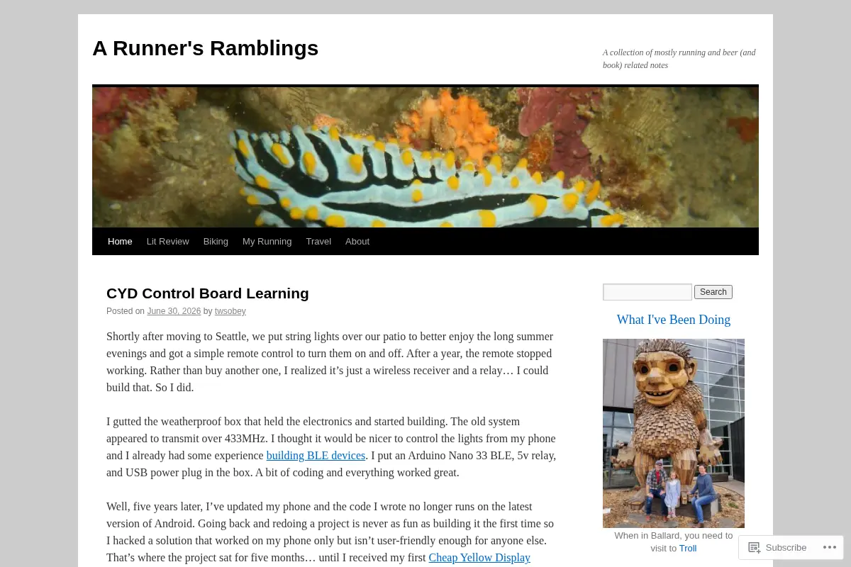A Runner's Ramblings