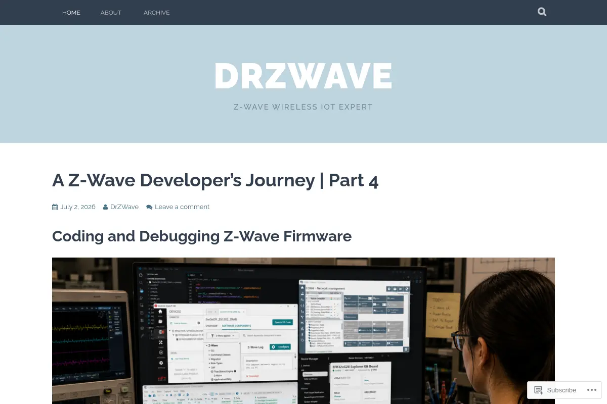 DrZWave – Z-Wave Wireless IoT Expert