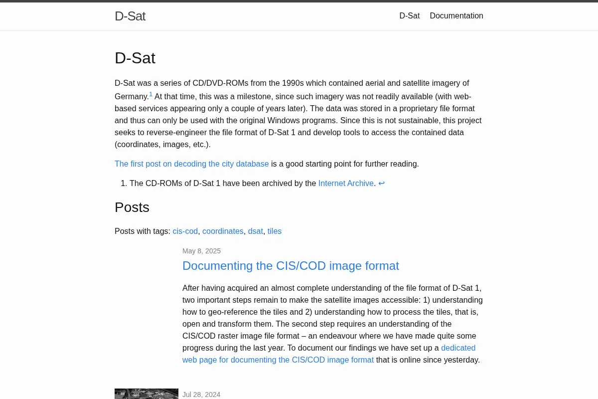 D-Sat | Decoding a 1990s file format.