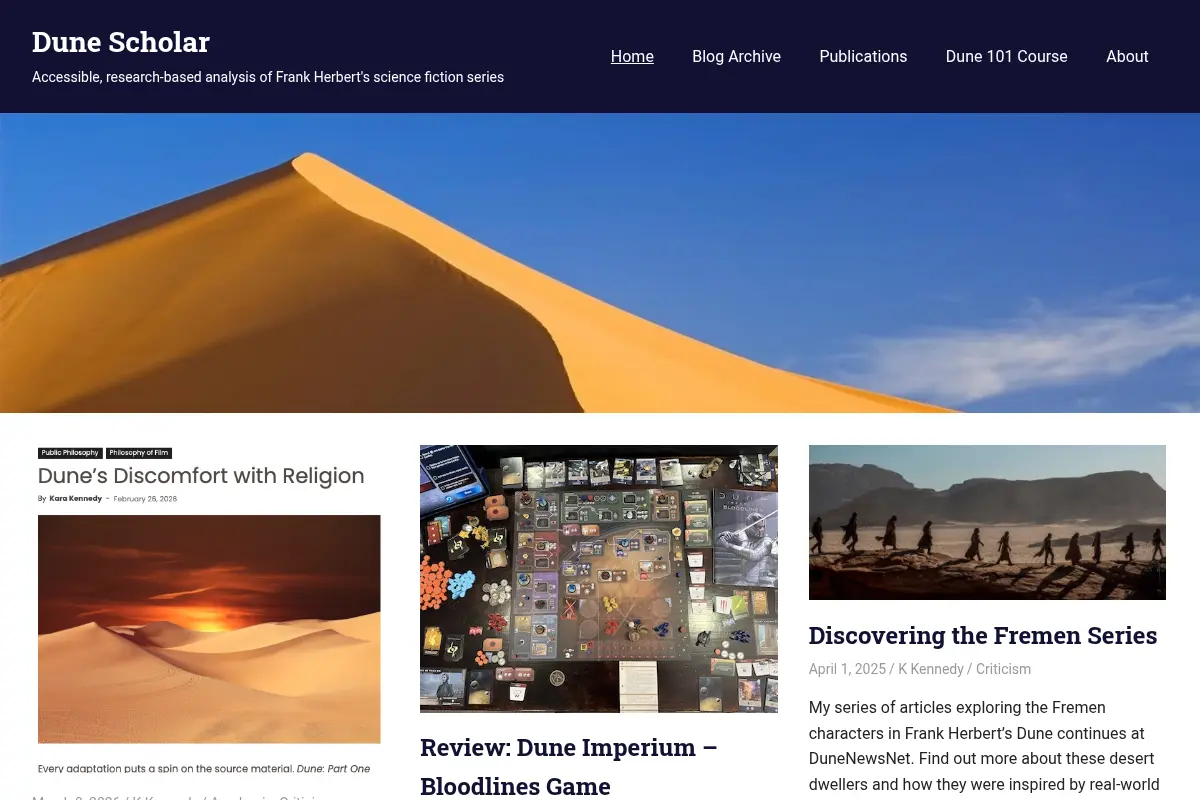 Dune Scholar