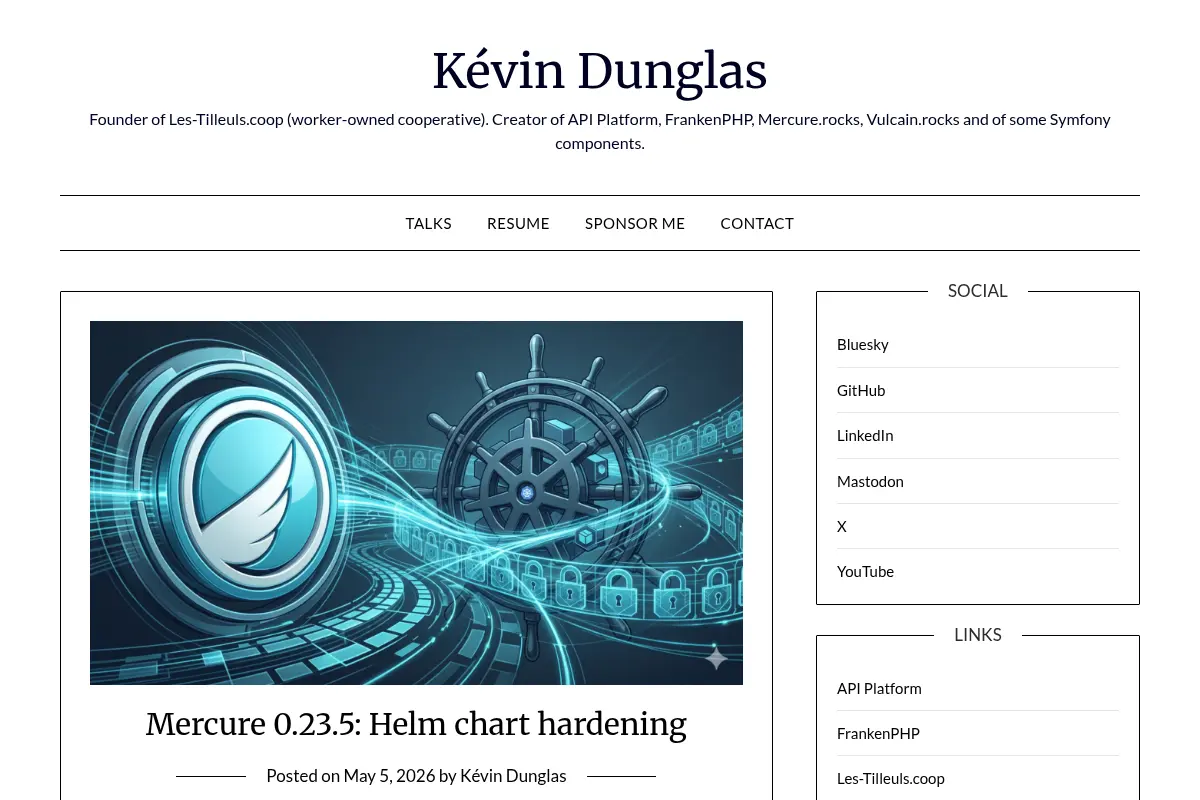 Kévin Dunglas: software architect and API expert