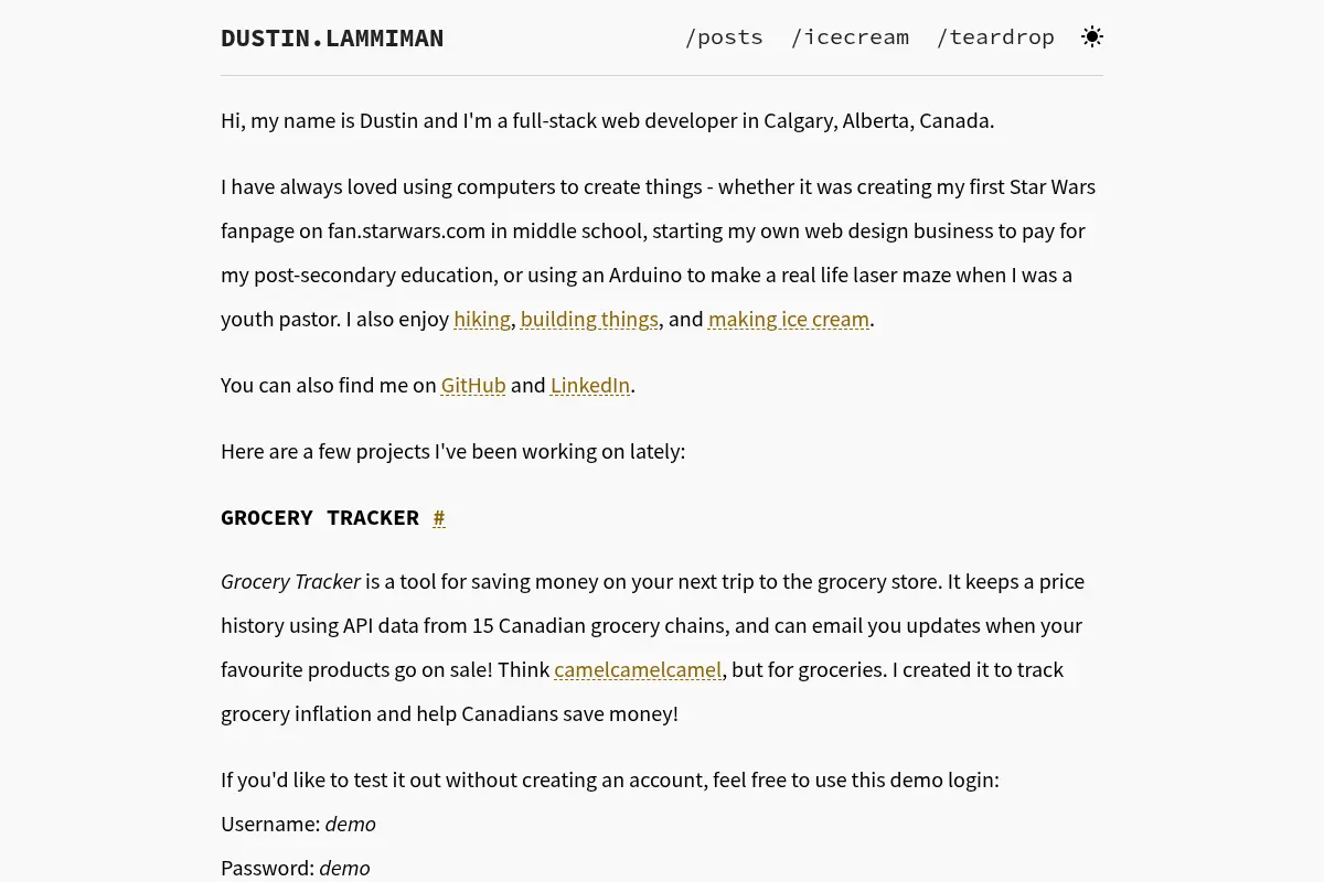 Dustin Lammiman