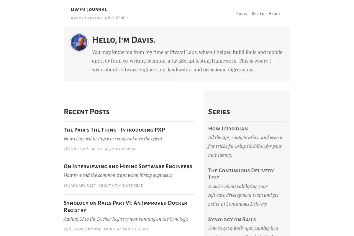 DWF's Journal