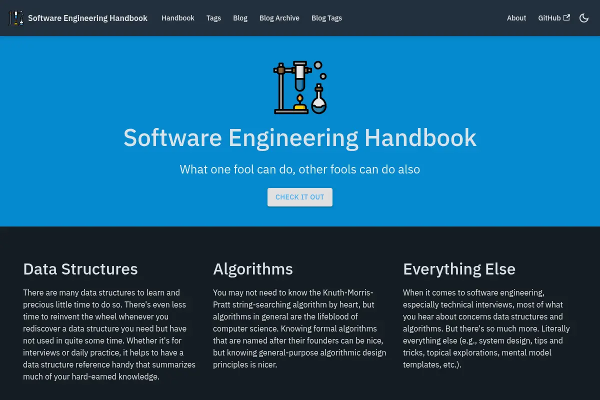 Software Engineering Handbook
